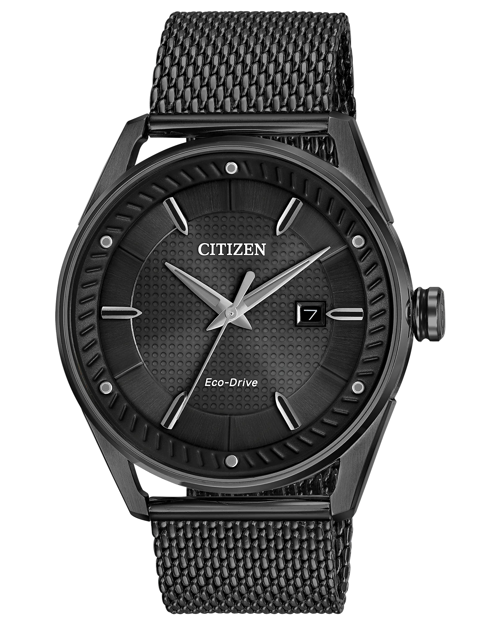 CTO -Men's Eco-Drive BM6988-57E Black Mesh Strap Watch | CITIZEN
